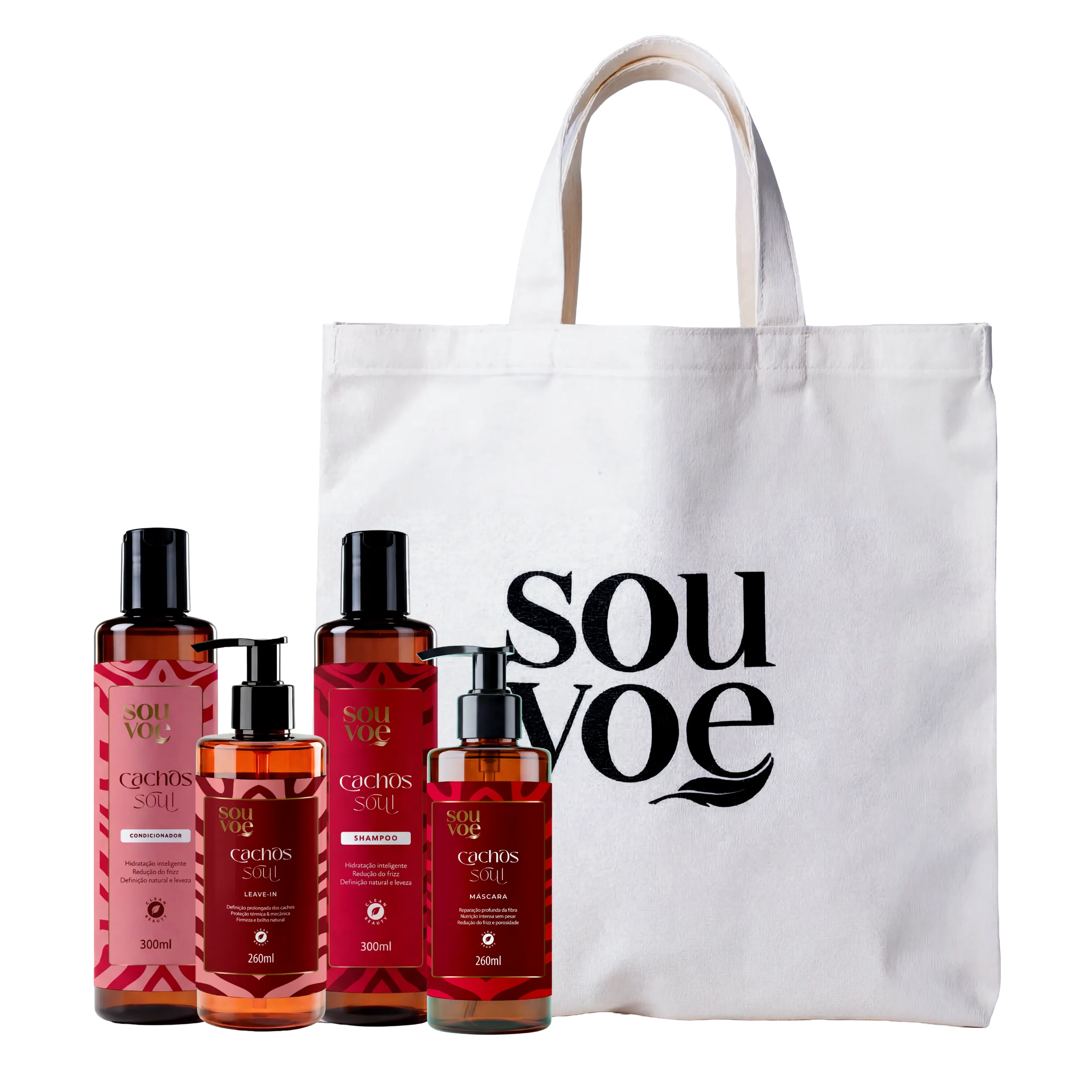 Kit Cachos Soul + Ecobag – Sou Voe