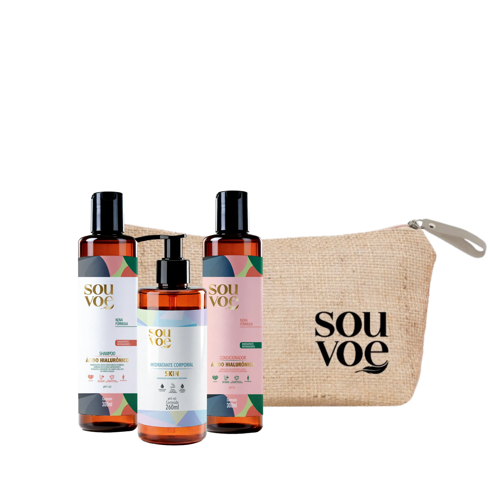 Kit: Cuidado Completo + Necessaire – Sou Voe