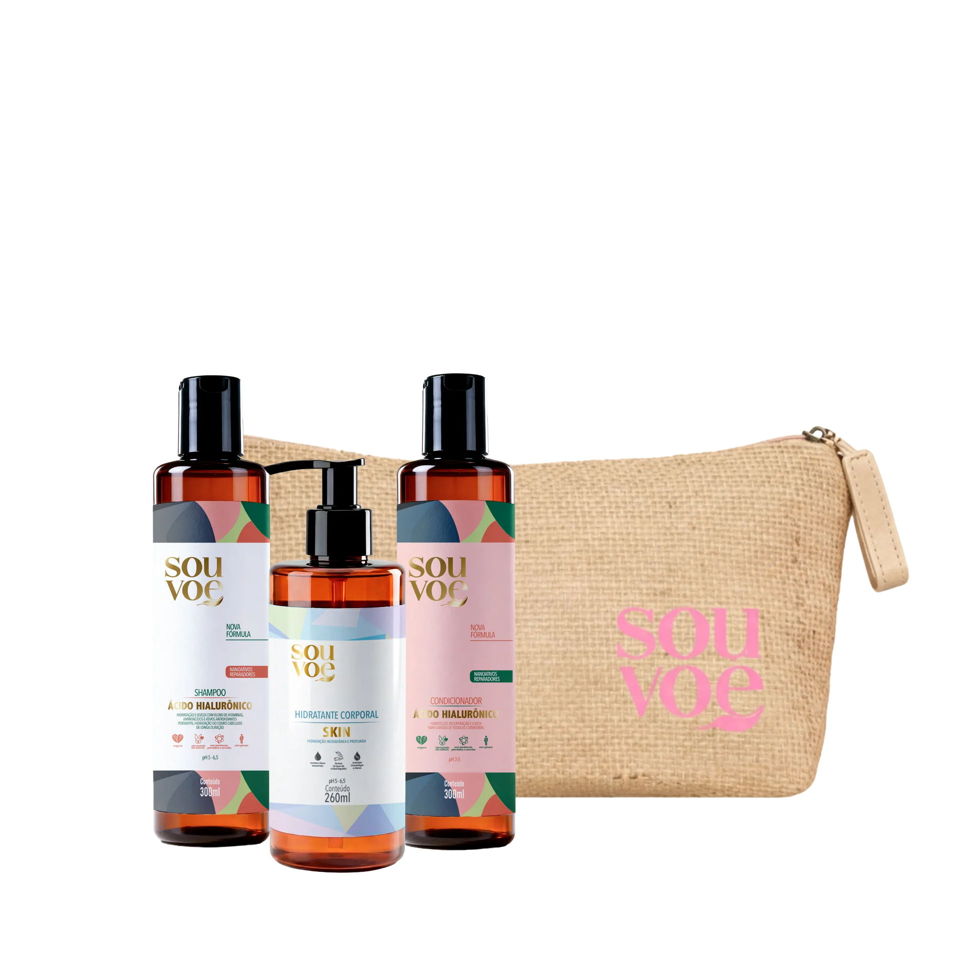 Kit: Cuidado Completo + Necessaire – Sou Voe